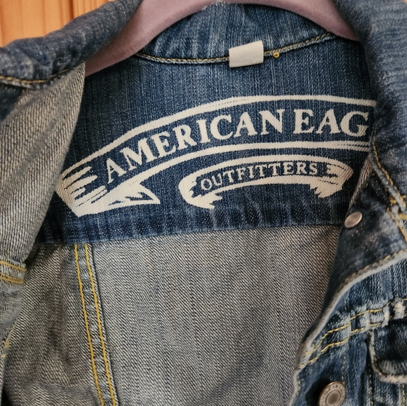 Womens american eagle jean jacket - Picture 4 of 7
